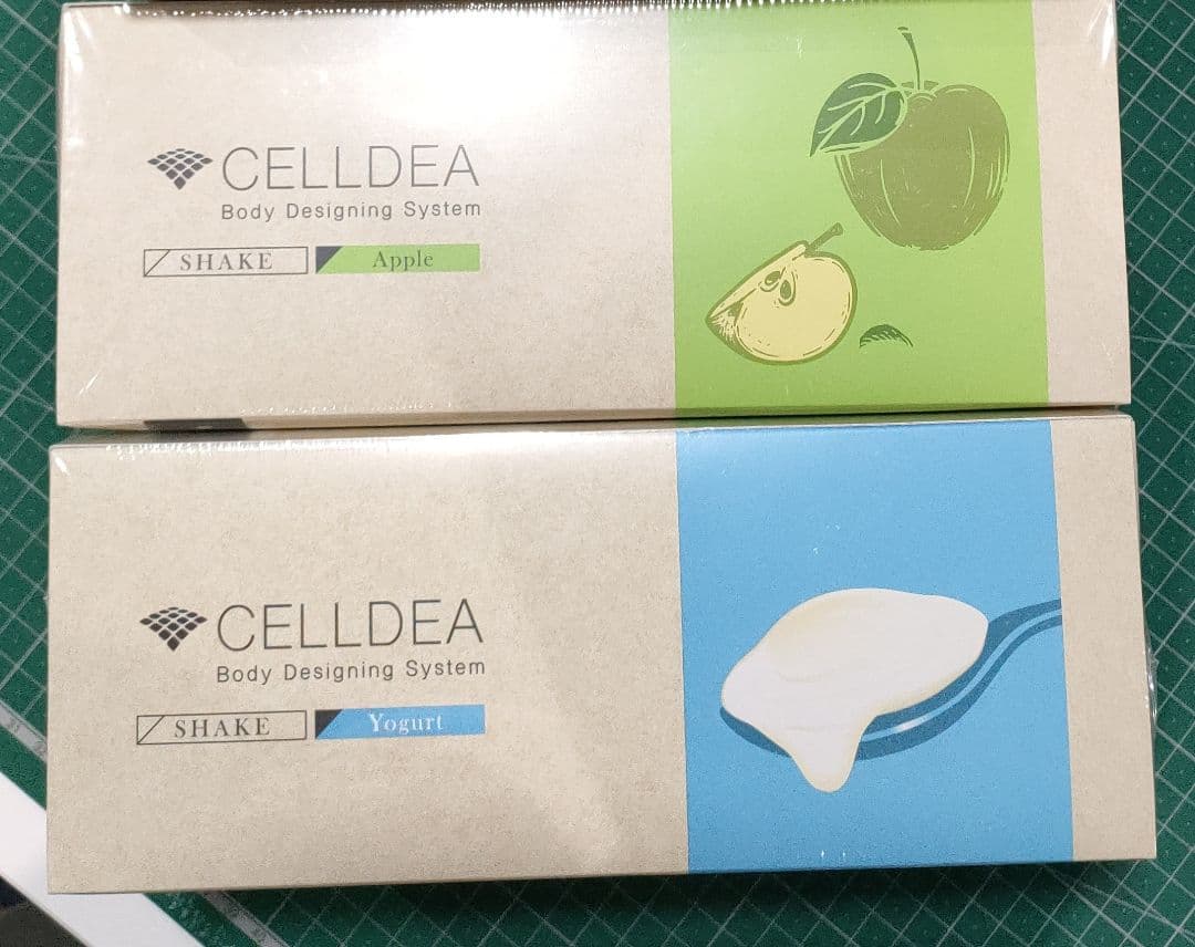 DIANAセルディア計2箱ヨーグルト1箱, リンゴ1箱