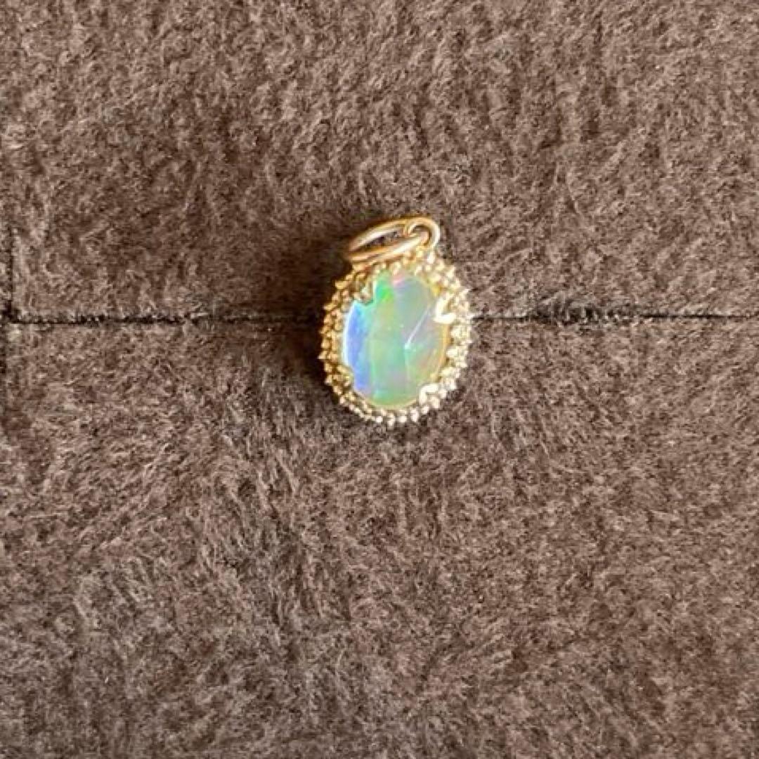 agete オパール チャーム K10