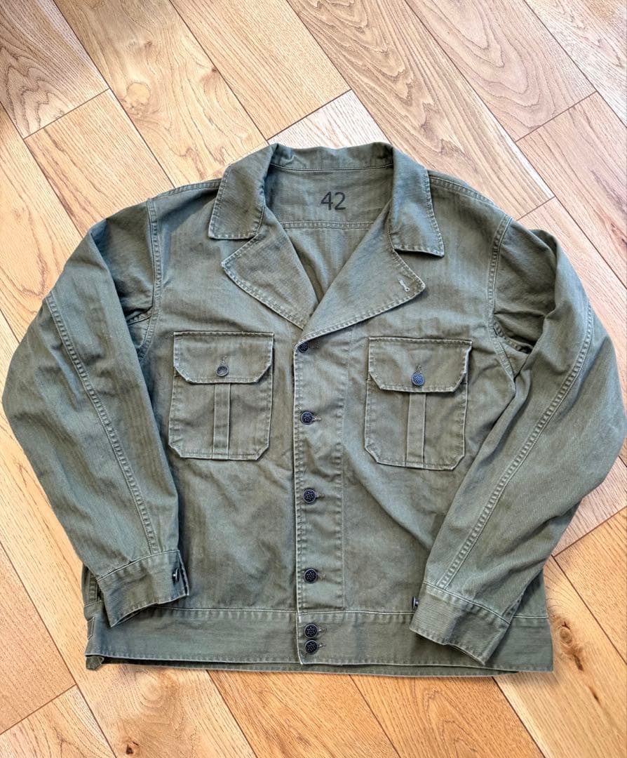 【希少品】US.ARMY米軍40's M-41 HBT コンバットジャケット