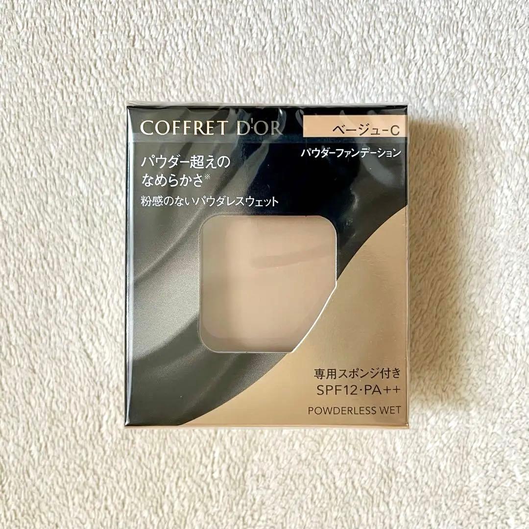 COFFRET D'OR パウダーファンデーション ベージュ-C 4個セット