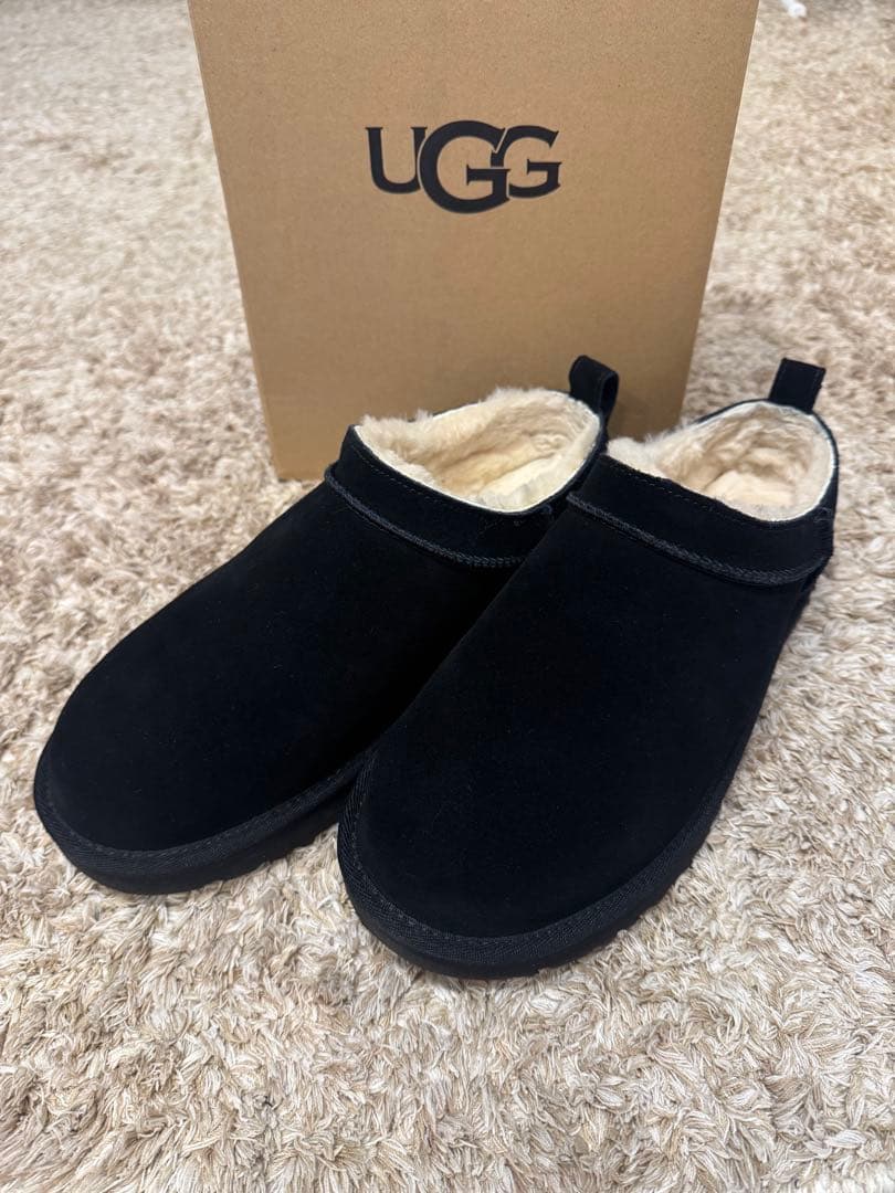靴 UGG CLASSIC MICRO Black 25cm