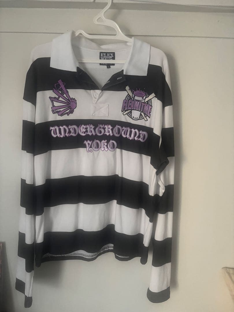 FLEX WIT ME ラガーシャツXLメンズ