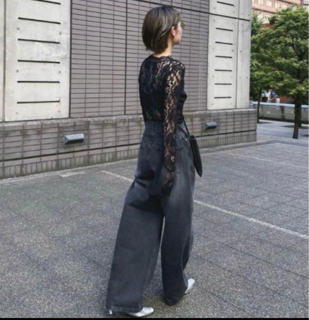 COMBINATION LACE TOP　AMERI vintage