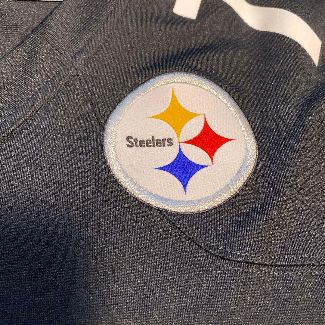 新品 説明文必読 ミニヘル付 NFL スティーラーズ ロスリスバーガー ジャージ