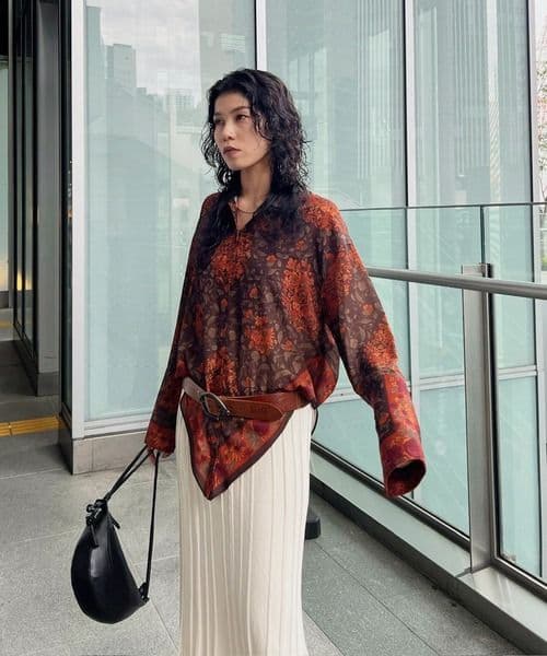 DAQHNE SCARF SHIRT　AMERI vintage