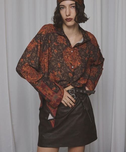 DAQHNE SCARF SHIRT　AMERI vintage