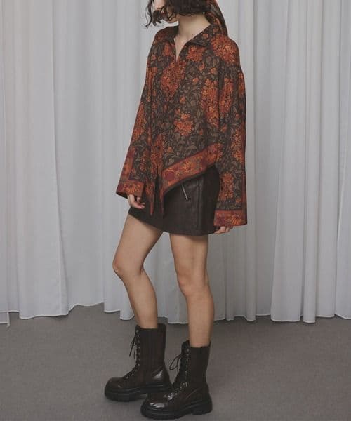 DAQHNE SCARF SHIRT　AMERI vintage