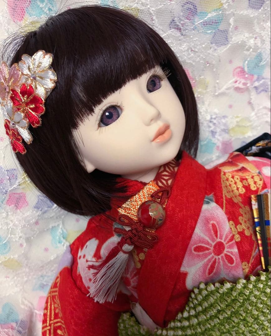 日本人形　和人形　球体関節人形　　　SD オビツ　着せ替え人形　リボーンドール