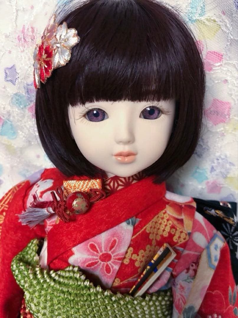 日本人形　和人形　球体関節人形　　　SD オビツ　着せ替え人形　リボーンドール