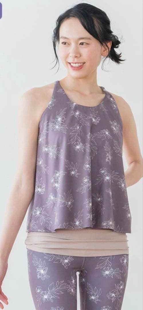 ★SUKALA フラワープリントカバータンクトップ Mサイズ★