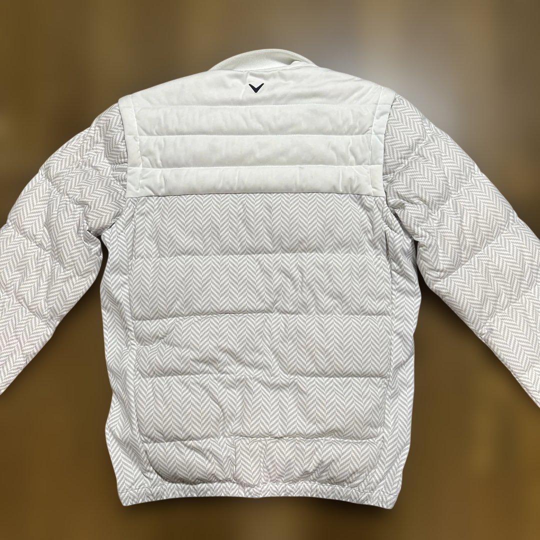 Callaway メンズ　2way ダウンジャケット ホワイト　M