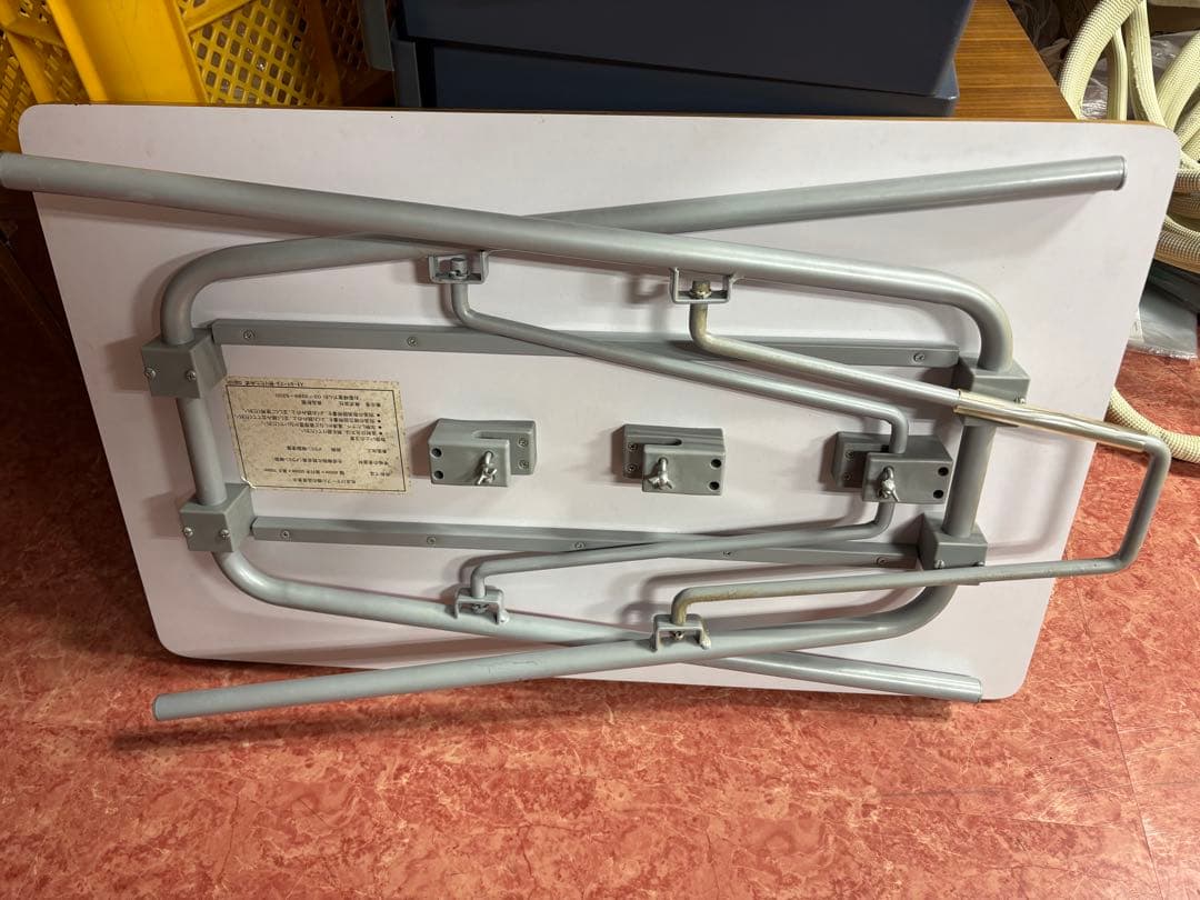 YP1109 無印良品　廃盤　メラミン天板折りたたみテーブル　サイドテーブル