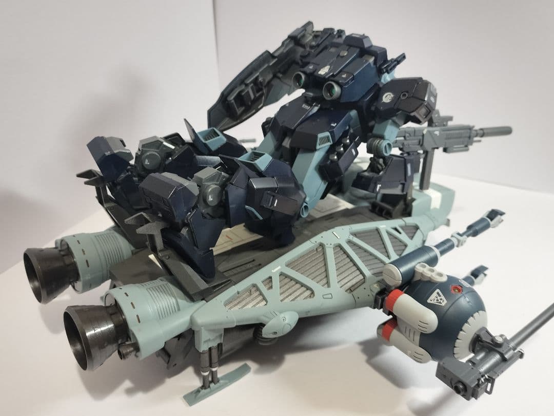 MGジェスタ＋89式ベースジャバー＋HGUCボール2体セット、塗装済、合体改造