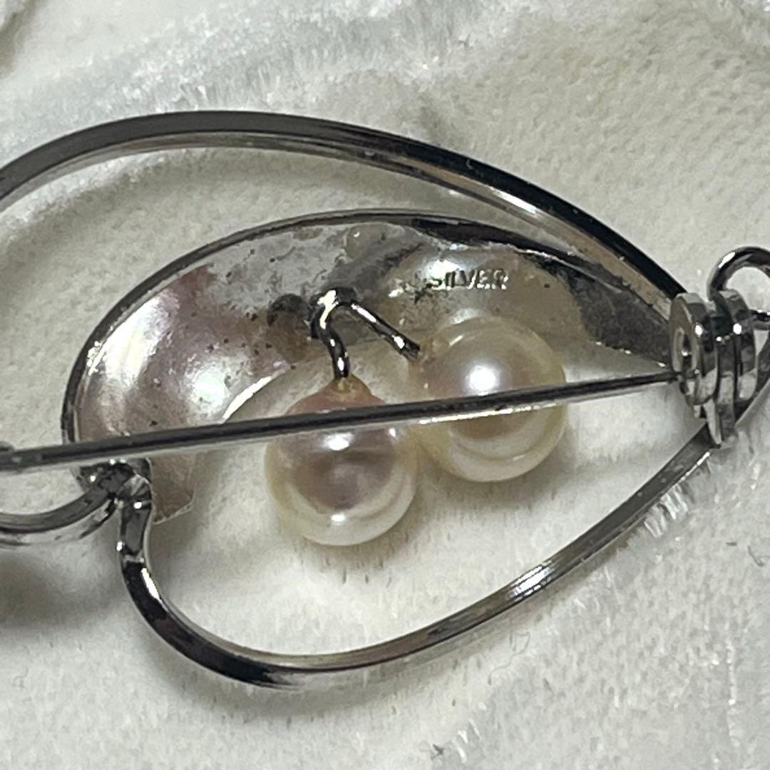 あこや真珠　ブローチ　3点セット　アコヤ真珠　本真珠　淡水パール