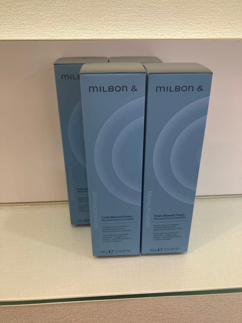 MILBON & フロースブロウフォーム 4本セット