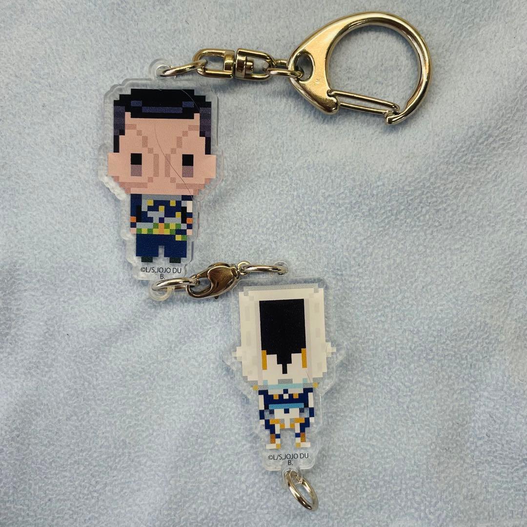 ジョジョの奇妙な冒険 ドットビット2連アクリルチャーム 虹村億泰 ＆ ザ・ハンド
