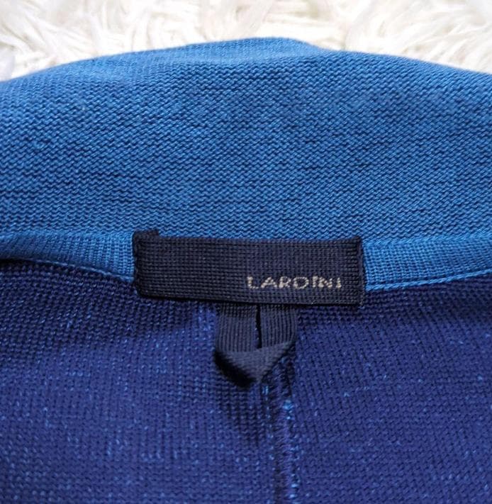 定価9万 逸品 洒脱 LARDINI ラルディーニ ニットジャケット L