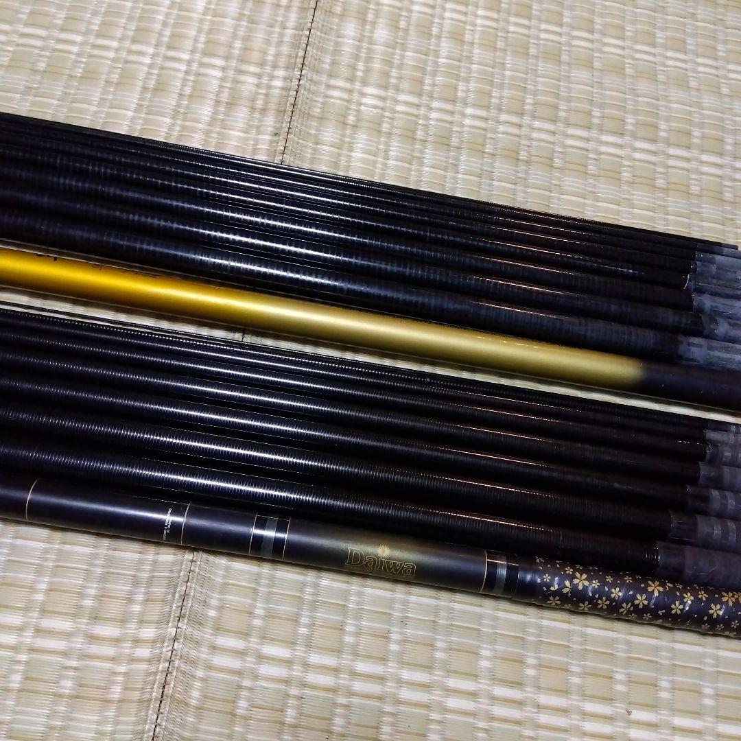 鮎竿2本 Daiwa村雨中硬100 シモツケ抜き竿950