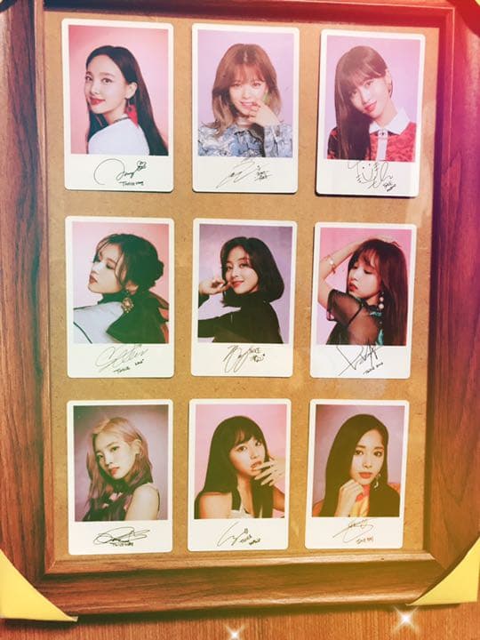 トレカ TWICE サイン入り