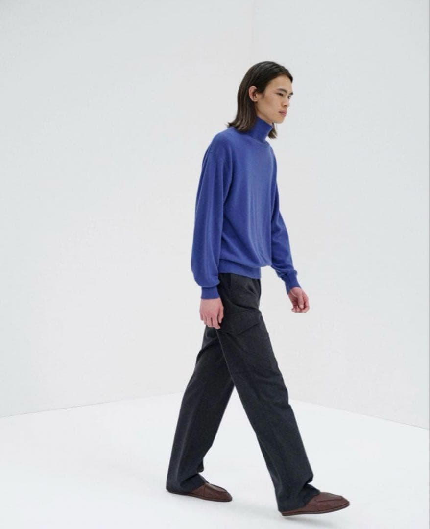 パンツ WOOL FULLING FLANNEL CARGO SLACK 4