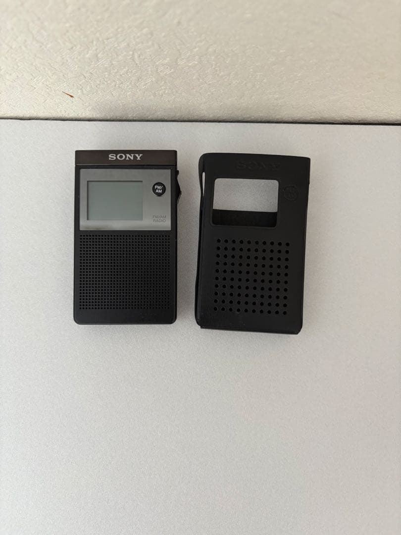 ソニー PLLシンセサイザーラジオ FM/AM/ワイドFM対応 片耳巻取り