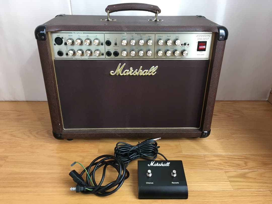 訳ありMARSHALL AS80R アコースティックギター用　多目的アンプ