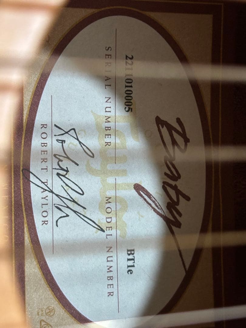 ギター Baby Taylor BT1e