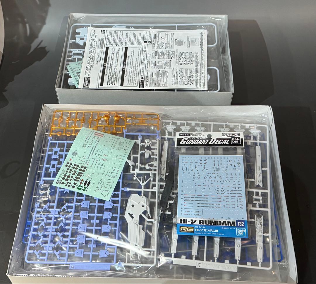 RG Hi-νガンダム・ハイパーメガバズーカランチャー・専用水転写デカール