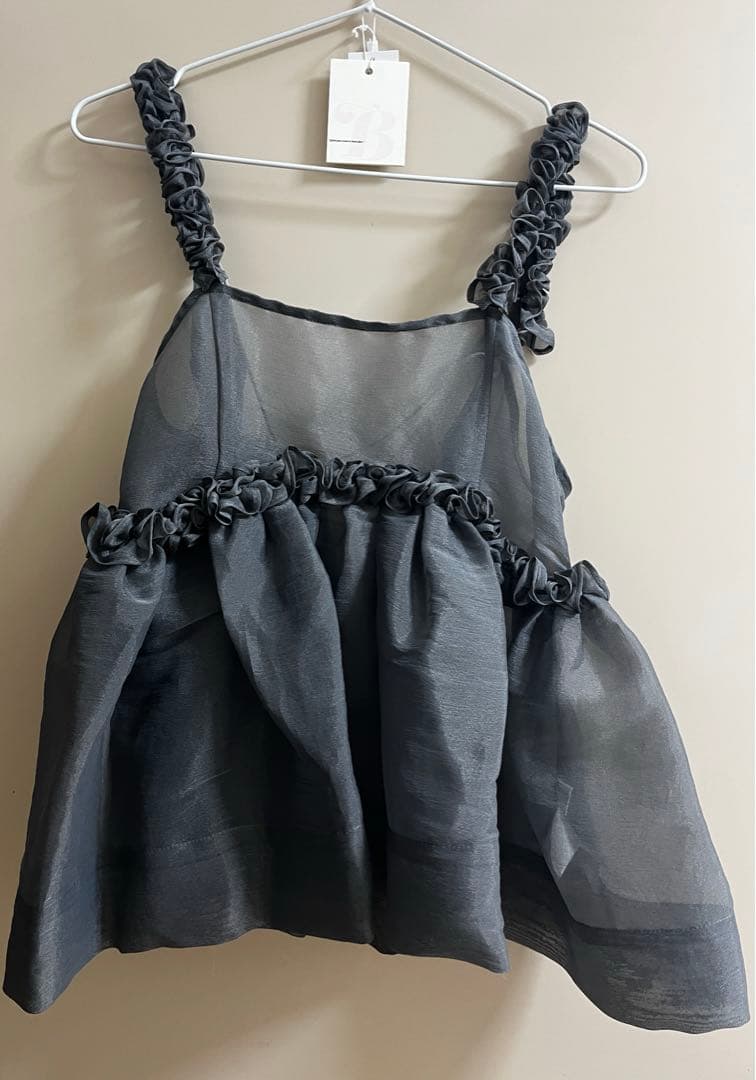 Bibiy.CHLOE PEPURAMUBUSTIER シアーキャミソール