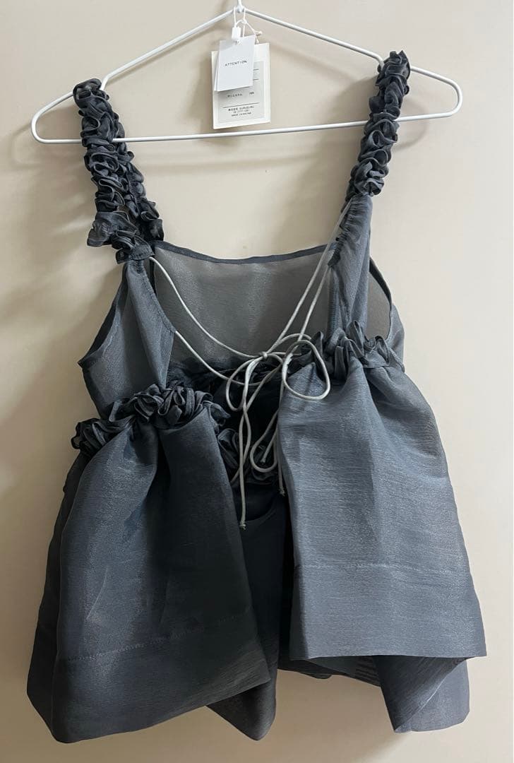 Bibiy.CHLOE PEPURAMUBUSTIER シアーキャミソール