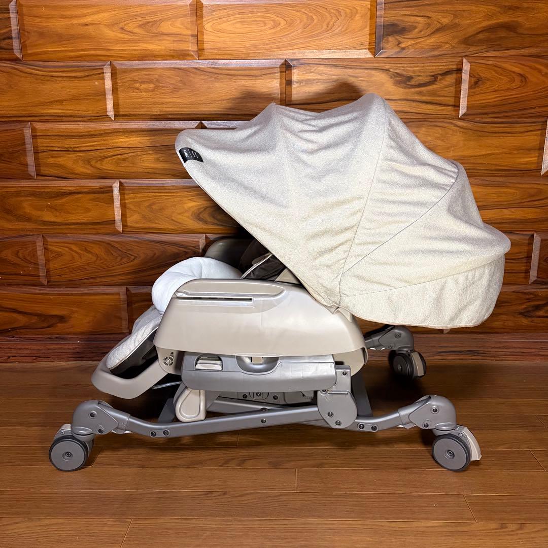 超美品 combi オートスウィング ネムリラ 電動ハイローチェア ドーム付き