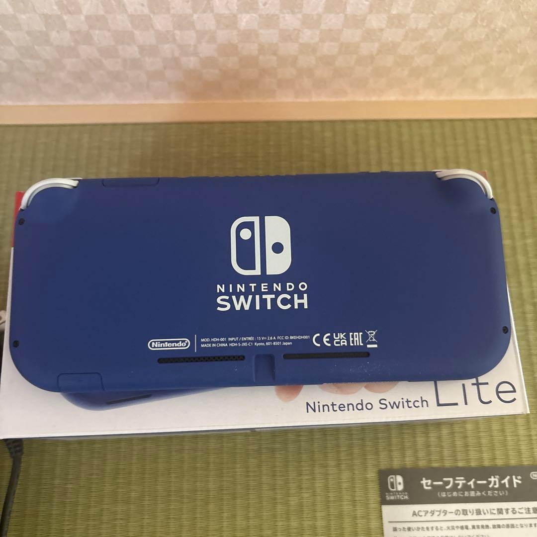美品　Nintendo Switch Lite 青色 本体