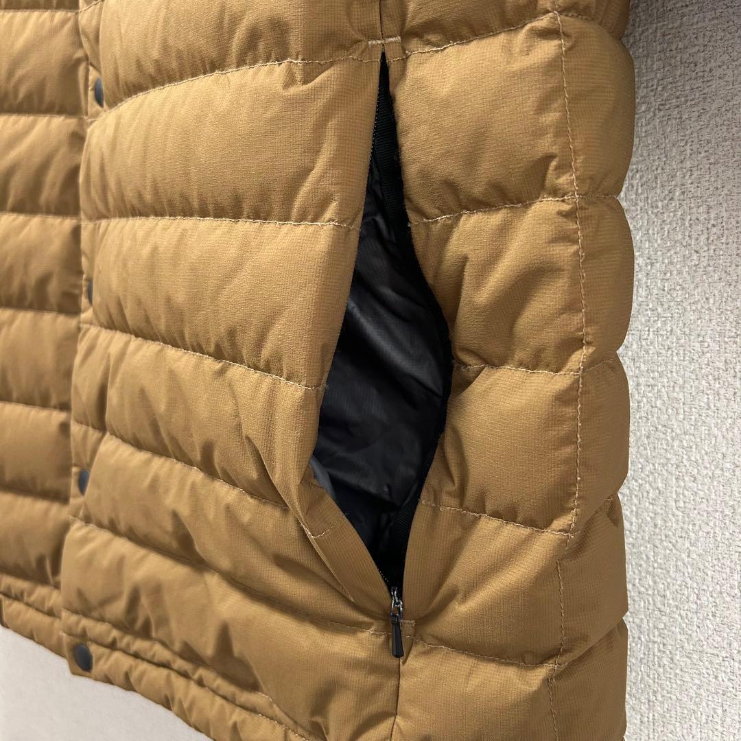 NANGA ナンガ　ホワイトレーベル　ダウンカーディガン　Sサイズ　coyote