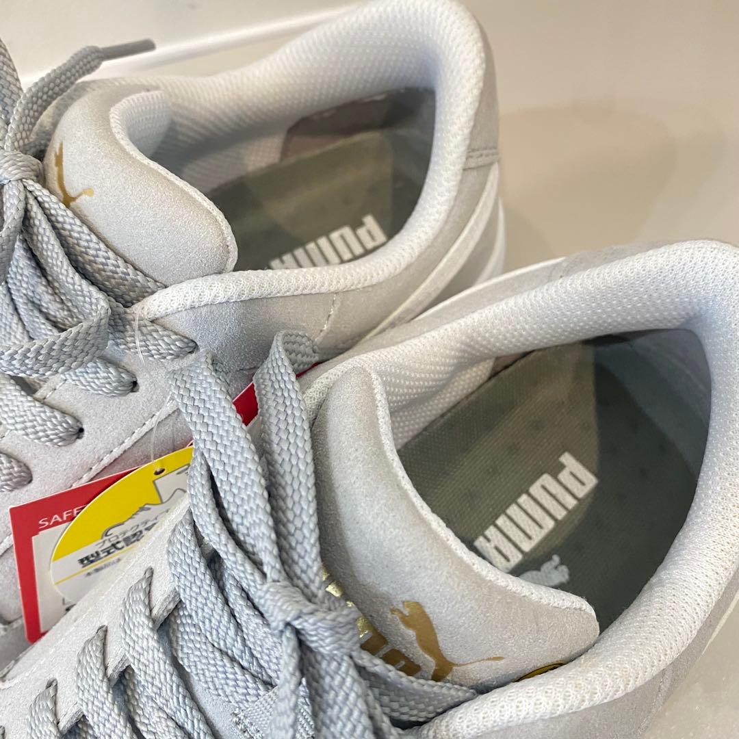 【タグ付き未使用】PUMA 安全靴 27.0 グレー スニーカータイプ