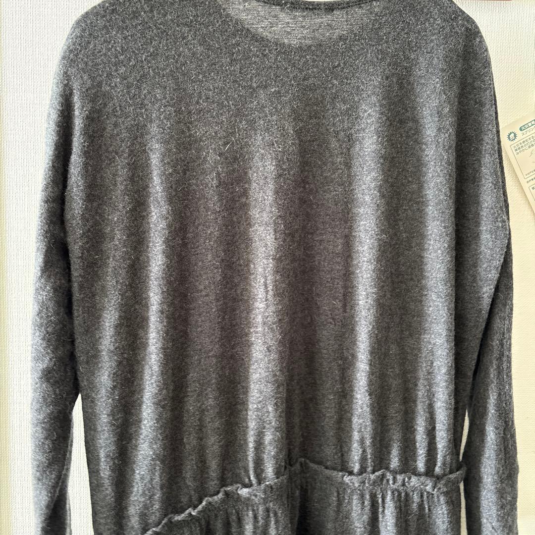 ミナペルホネン　ワンピース　グレー