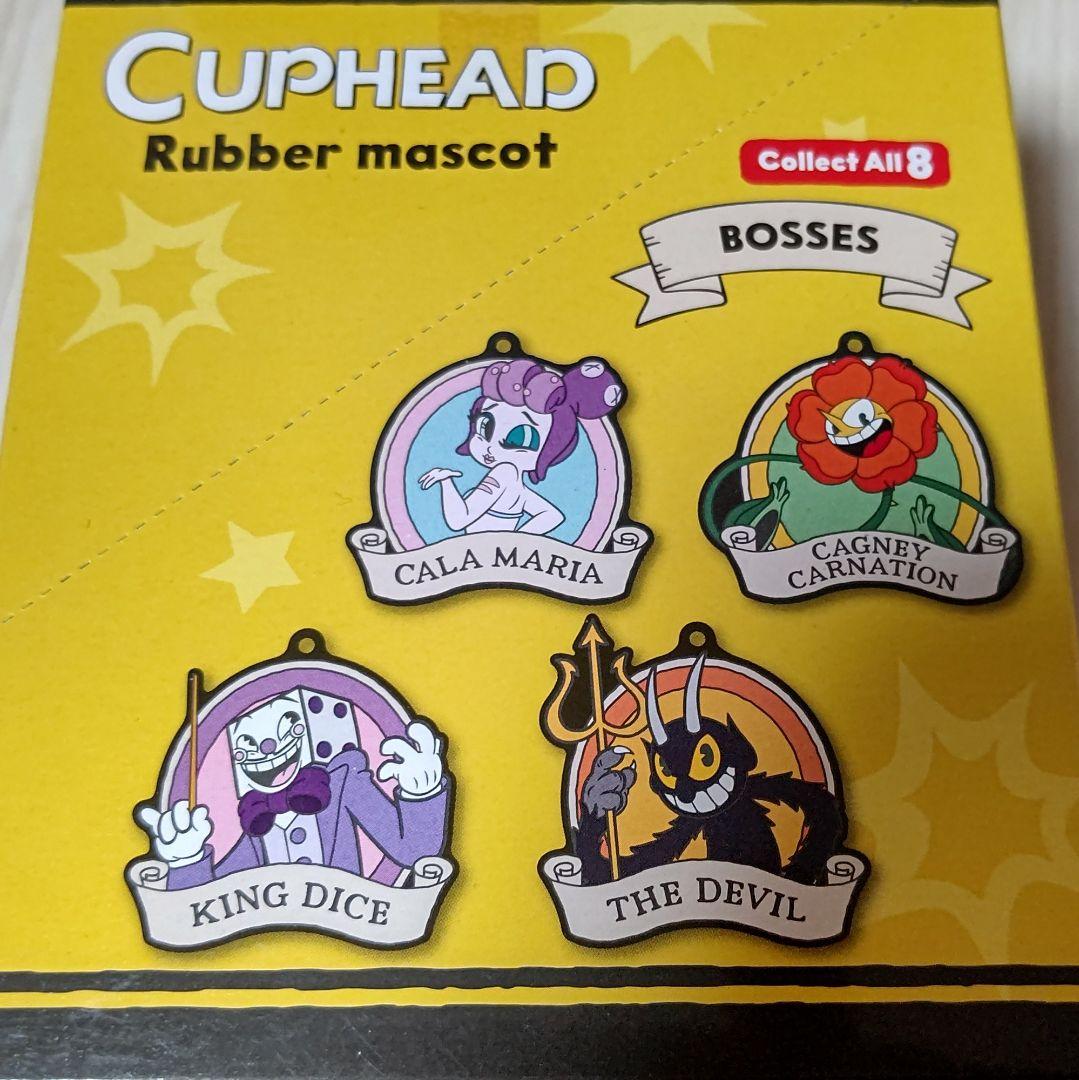 【新品・未開封】カップヘッド　スクエア缶バッジ、ラバーマスコット　まとめ売り