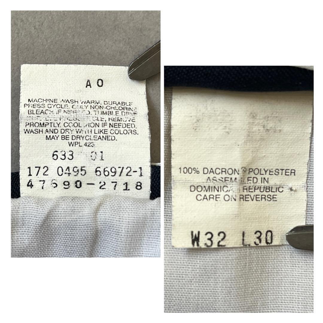 リーバイス アクション スラックス ボトム W32 90s 古着 紺 17790