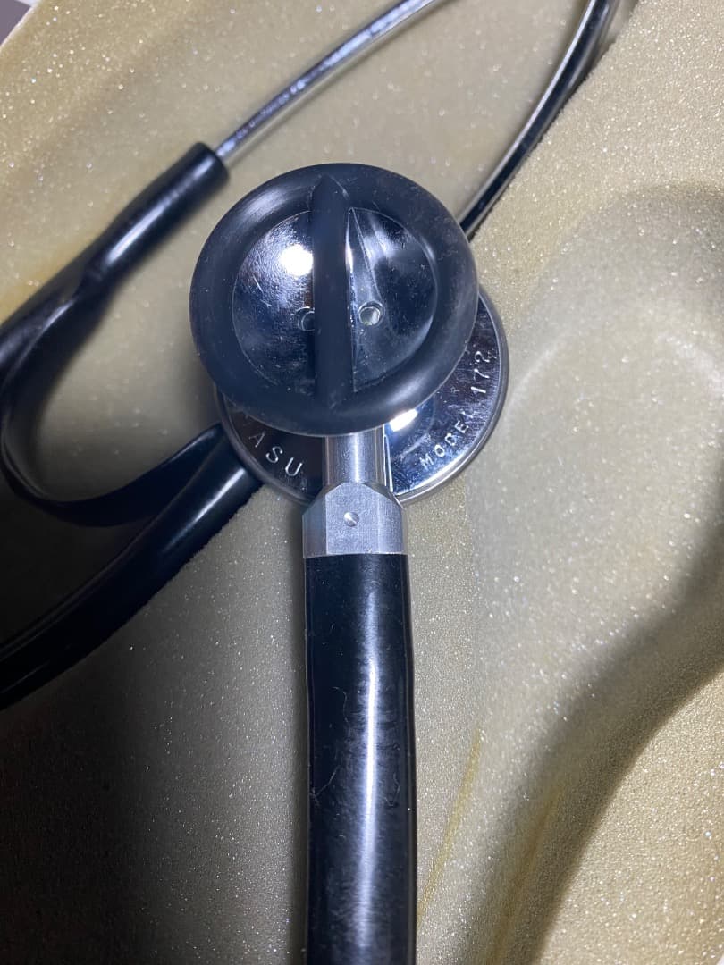 新品未使用 ケンツメディコ 聴診器 172 ステレオフォネット ブラック