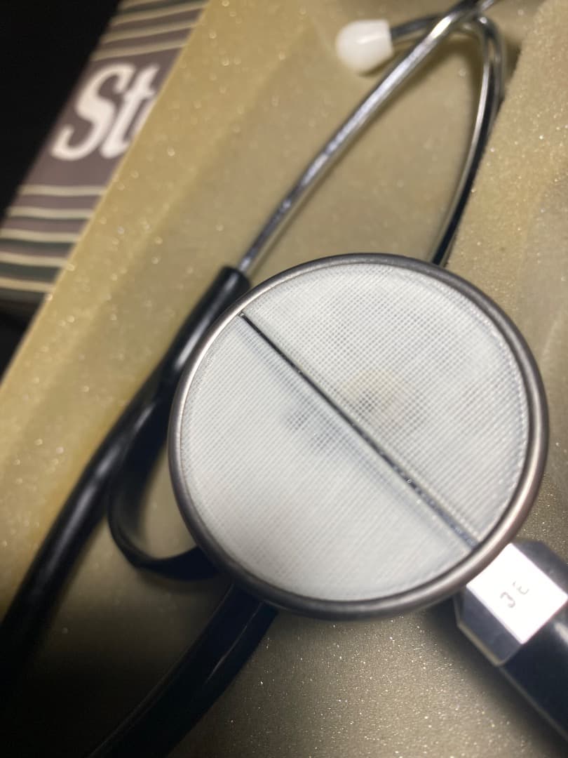 新品未使用 ケンツメディコ 聴診器 172 ステレオフォネット ブラック