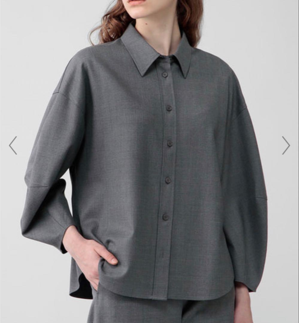 2025FW【セオリーリュクス】完売 SAXONYブラウス38 Mサイズ