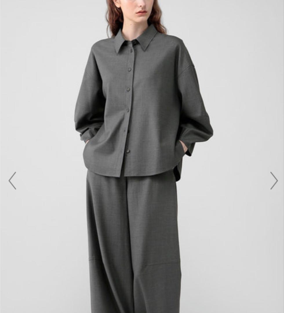 2025FW【セオリーリュクス】完売 SAXONYブラウス38 Mサイズ