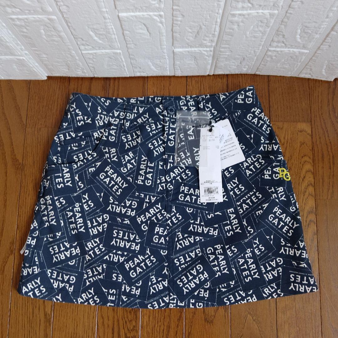 PEARLY GATES GOLF　ミニスカート ロゴプリントスカート サイズS