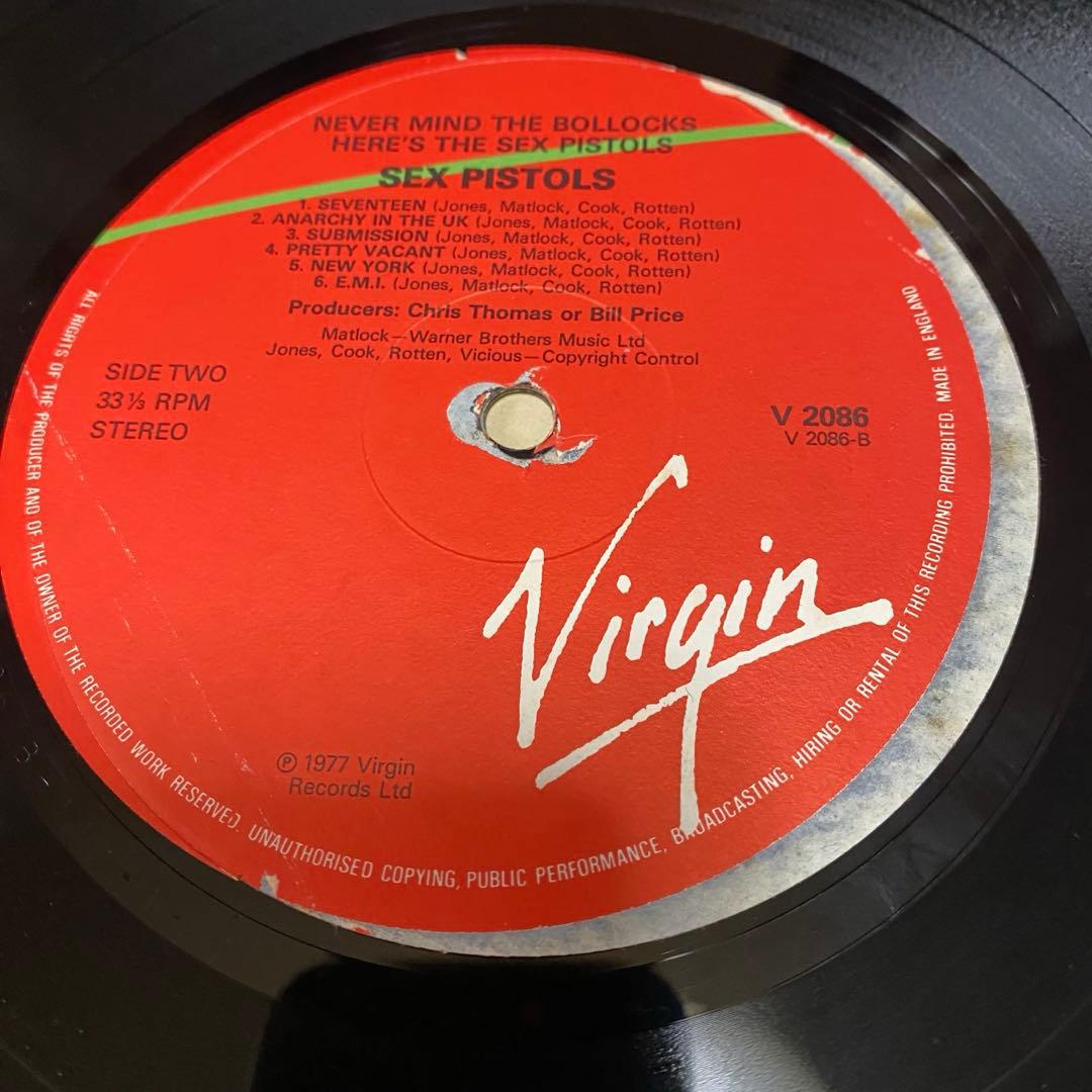 ミスプリUK初期盤 マットジャケSex Pistols