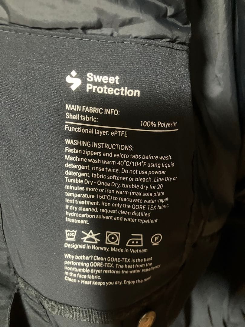 sweet protection メンズ　スキーウェア上下セット