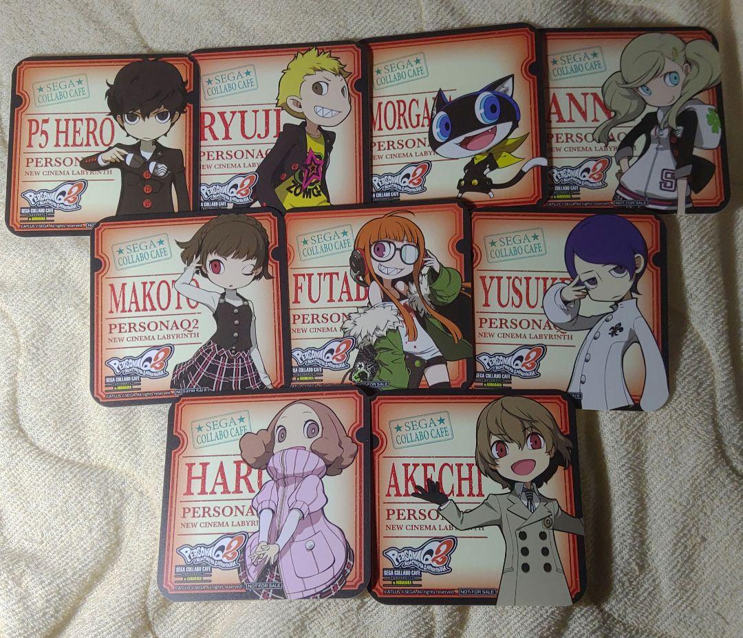 ペルソナQ2 コースターセット 全36種類　personaQ2 セガコラボカフェ