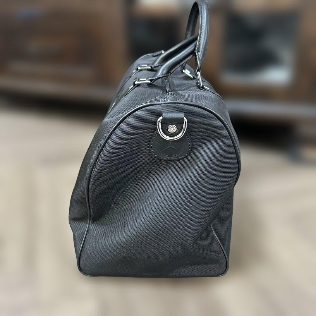 【美品】ハンティングワールド ×ベンツ ボストンバッグ　2way 大容量　黒