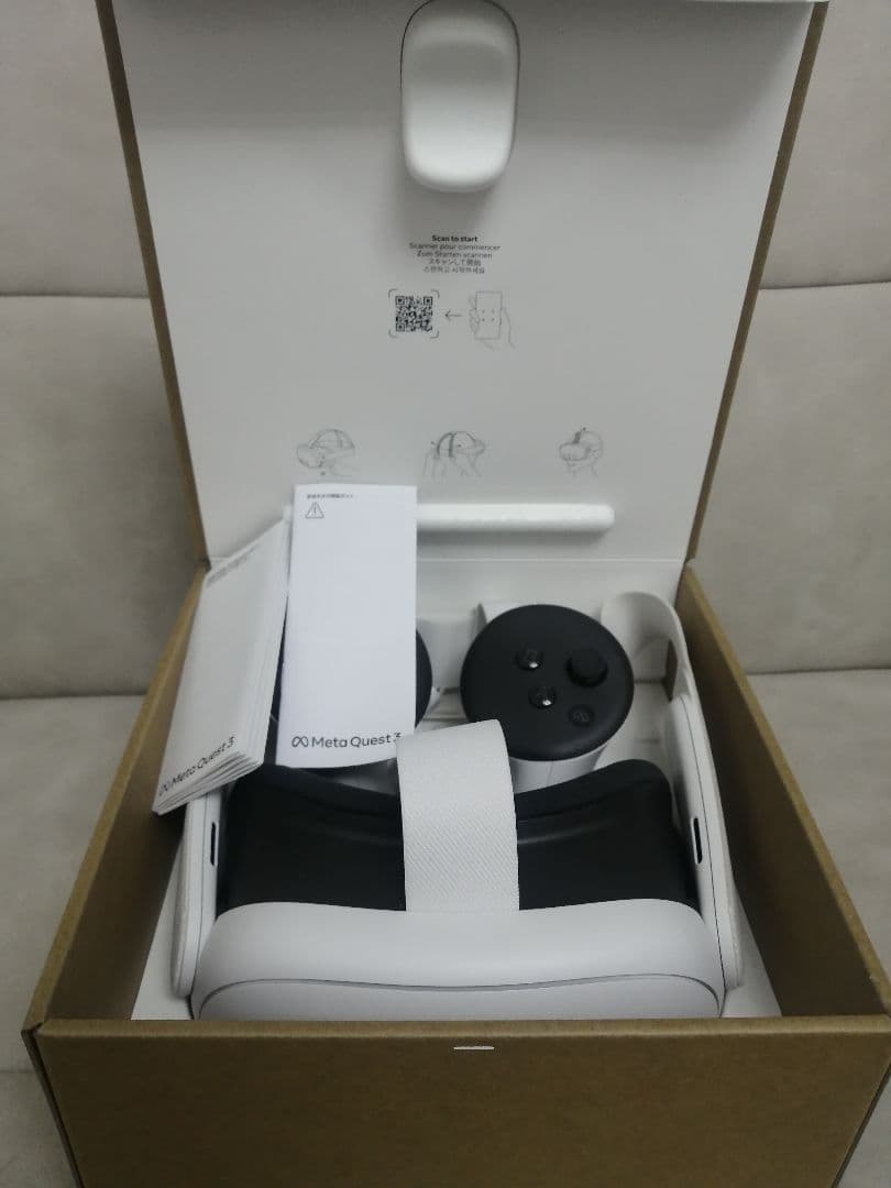  Quest 3 128GB 本体とコントローラー2個 VR