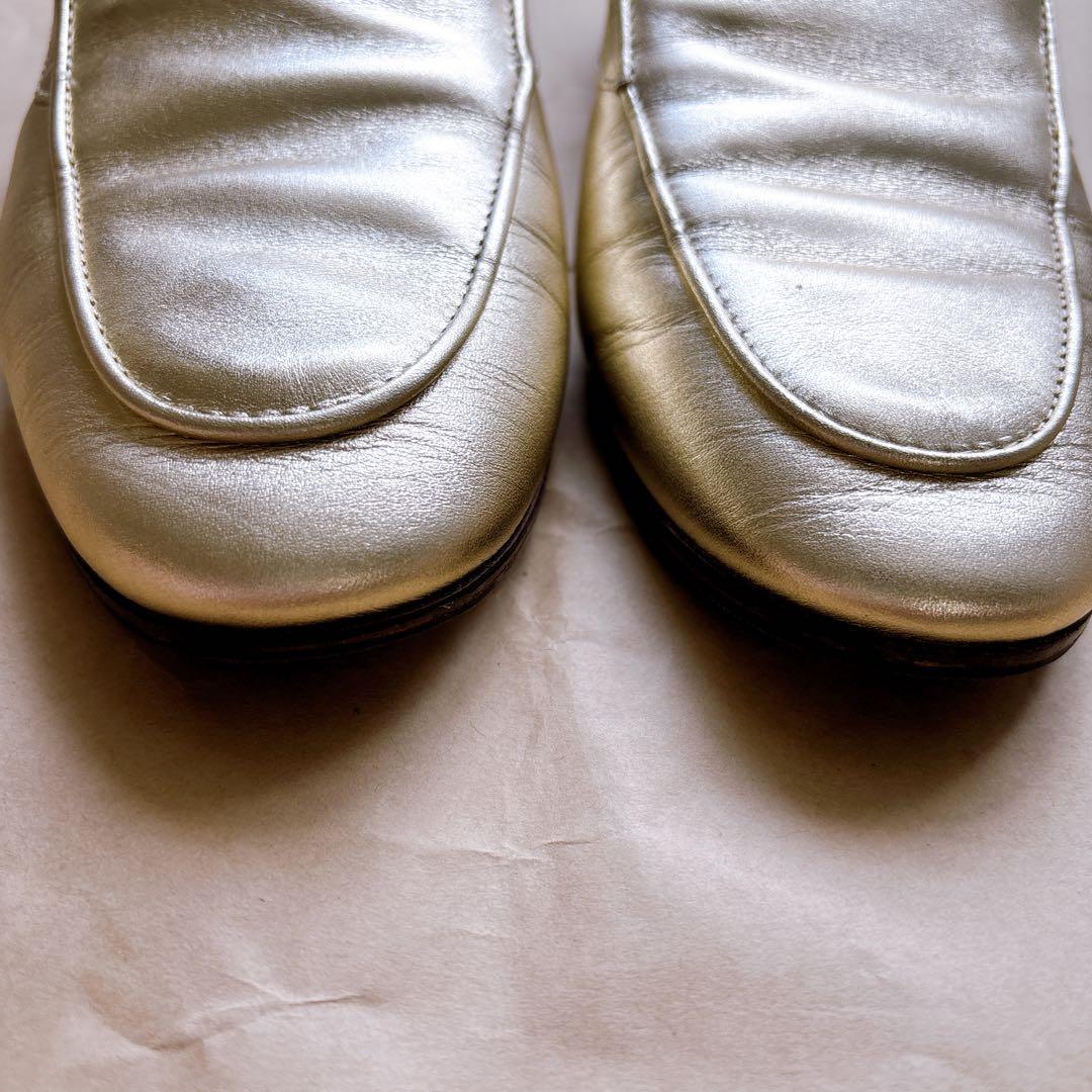【辺見えみりさん着用】TOD'Sロンハーマン24cmコラボローファー37ゴールド