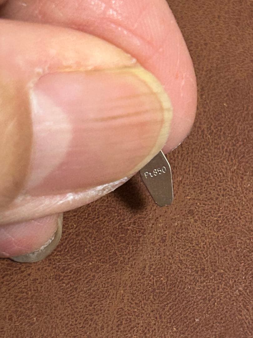 プラチナ850 ピンクダイヤモンド ネックレス