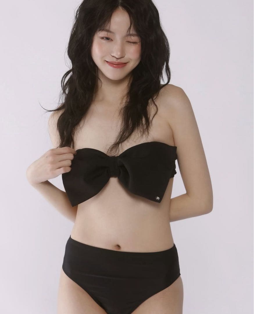 judin 2way ribbon motif swimwear Sサイズ